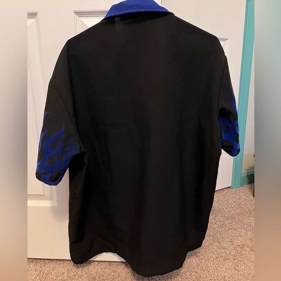 Men’s NEW w/o tags Red Light Black Bowling Shirt - Picture 4 of 4